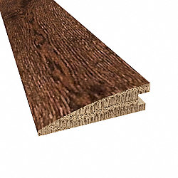 Prefinished Milan White Oak Hardwood 5/8 in thick x 2.25 in wide x 78 in Length Reducer